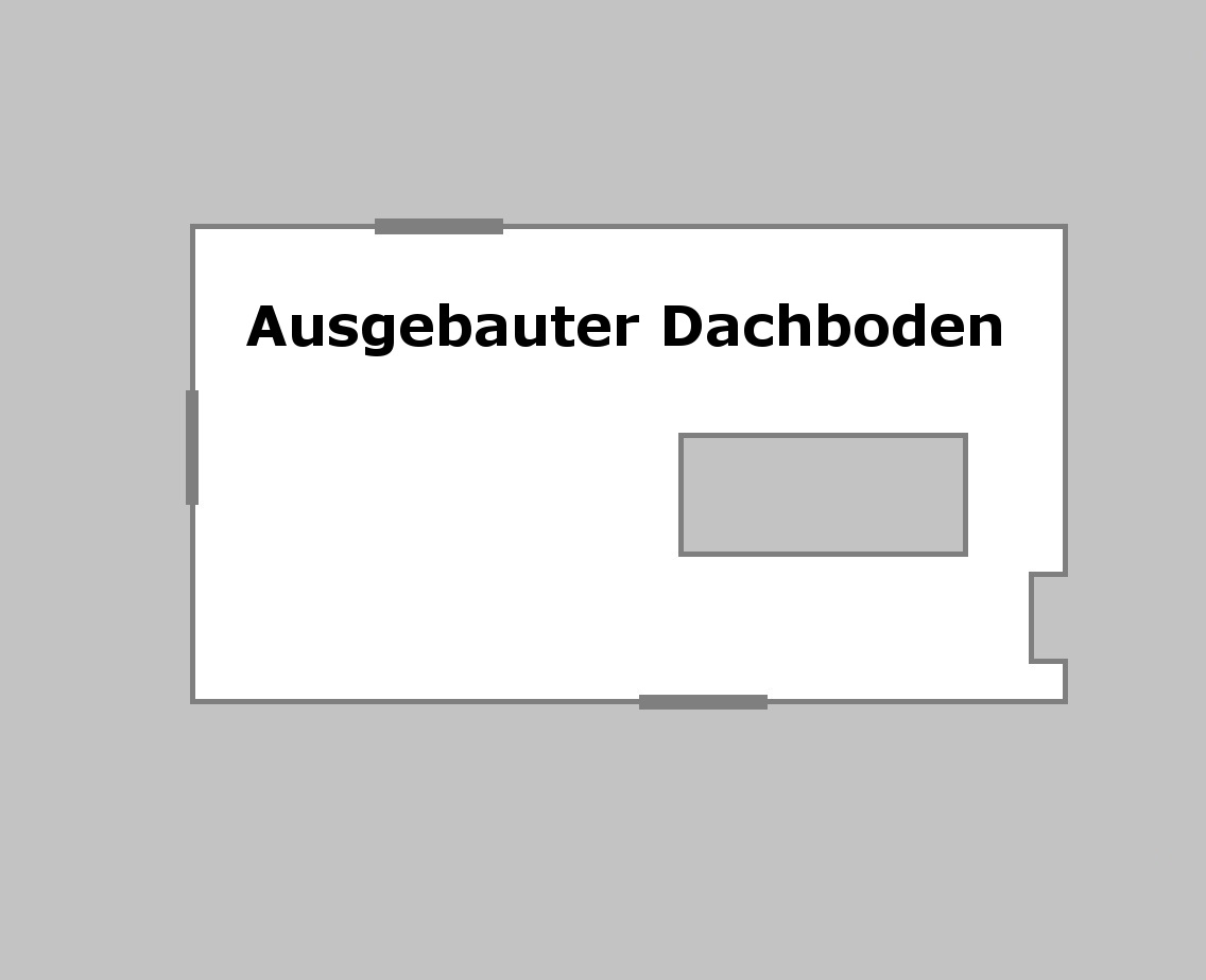 Ausgebauter Dachboden